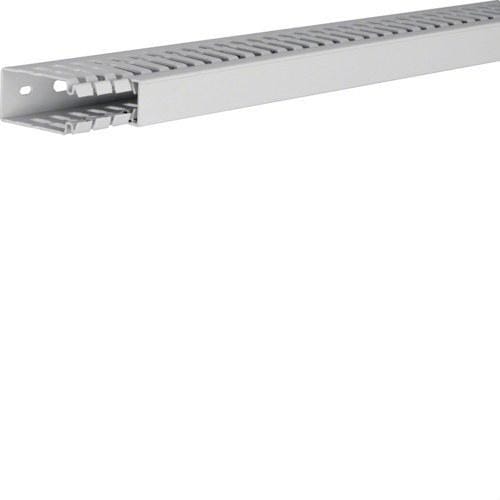 HAGER - Canal de cuadro+tapa PC ABS HA7 60x25 gris claro