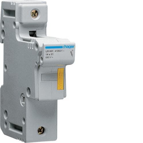 HAGER - Portafusible 14x51 50A 1P
