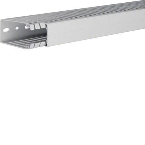 HAGER - Canal de cuadro+tapa PC ABS HA7 80x40 gris claro