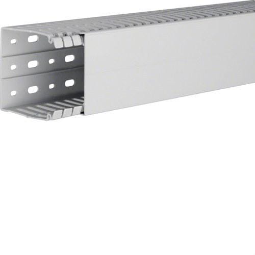 HAGER - Canal de cuadro+tapa PC ABS HA7 80x80 gris claro