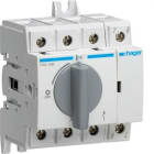 HAGER - Interruptor maniobra mando rotativo 4P 80A 70mm