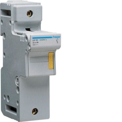 HAGER - Portafusible 22x58 100A 1P