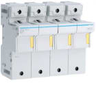 HAGER - Portafusible 22x58 100A 3P+N