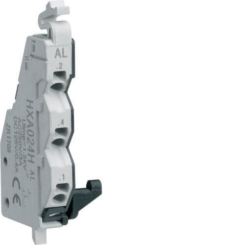 HAGER - Contacto auxiliar defecto para interruptor X160-X250 1NA+1NC