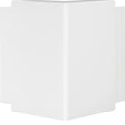HAGER - �?ngulo exterior FB 61x190mm blanco nieve