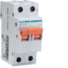 HAGER - Interruptor automático MN bipolar 40A curva-C