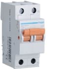 HAGER - Interruptor automático MN 1P+N 20A curva-C