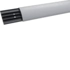 HAGER - Salvacables 18x75mm con 4 compartimentos gris