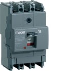 HAGER - Interruptor automático X160 3P3D 18kA 160A TM fijo