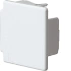 HAGER - Tapa final LF 40x40 blanco nieve