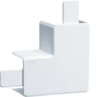 HAGER - �?ngulo plano LF 40x40mm blanco nieve