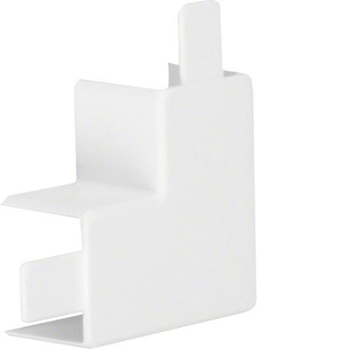 HAGER - �?ngulo plano LF 30x30mm blanco nieve