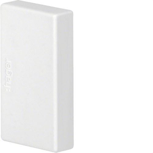 HAGER - Tapa final LF 20x35 blanco nieve