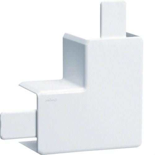 HAGER - �?ngulo plano LF 20x35mm blanco nieve