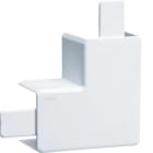 HAGER - �?ngulo plano LF 20x35mm blanco nieve