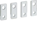 HAGER - Pletina recta conexión para interruptor X250 4 POLOS