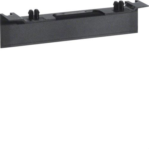 HAGER - Remate para caja universal 20x55mm negro