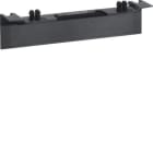 HAGER - Remate para caja universal 20x55mm negro