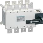 HAGER - Conmutador I-0-II 4x630A accionamiento frontal