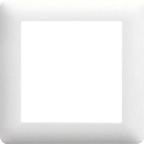HAGER - Marco con 1 elemento LUMINA2 blanco polar