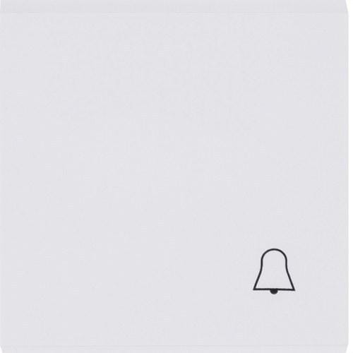 HAGER - Tecla con símbolo campana LUMINA2 blanco polar