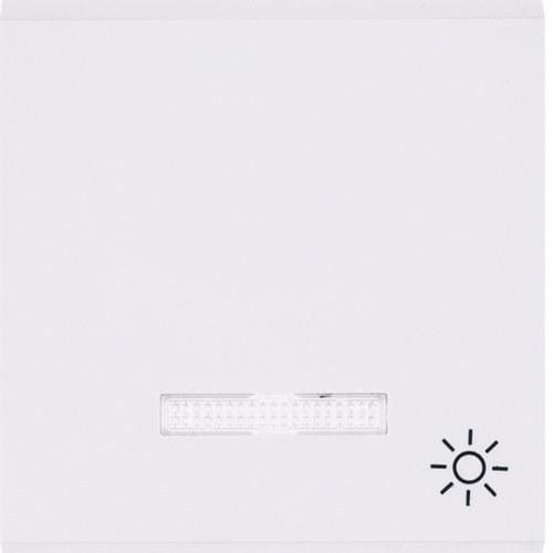 HAGER - Tecla indicador luminoso luz LUMINA2 blanco polar