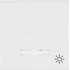 HAGER - Tecla indicador luminoso luz LUMINA2 blanco polar