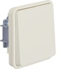 HAGER - Conmutador estanca blanco