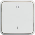 HAGER - Interruptor bipolar estanca blanco