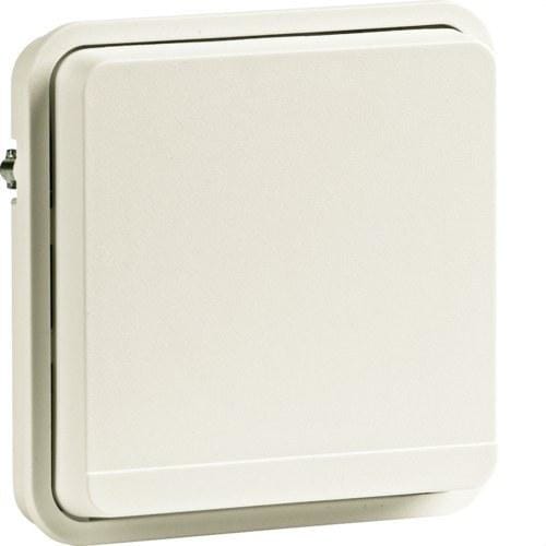HAGER - Toma schuko estanca blanco