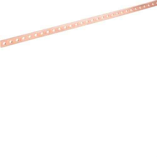HAGER - Pletina cobre roscada 1750mm M6 30x5 430mm
