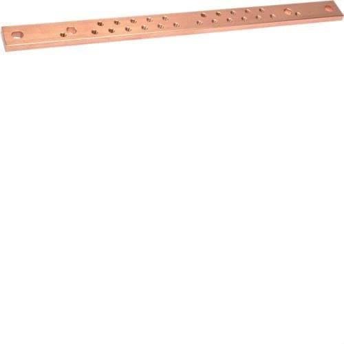 HAGER - PLETINA COBRE ROSCADA M6 30x10 430mm