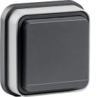 HAGER - Toma schuko empotrar estanco gris