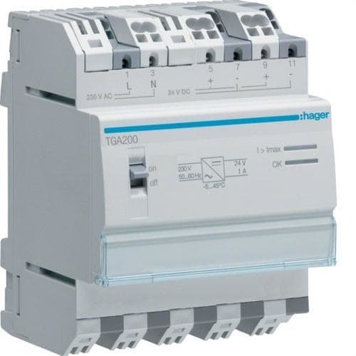 HAGER - Fuente de alimentación 24V DC