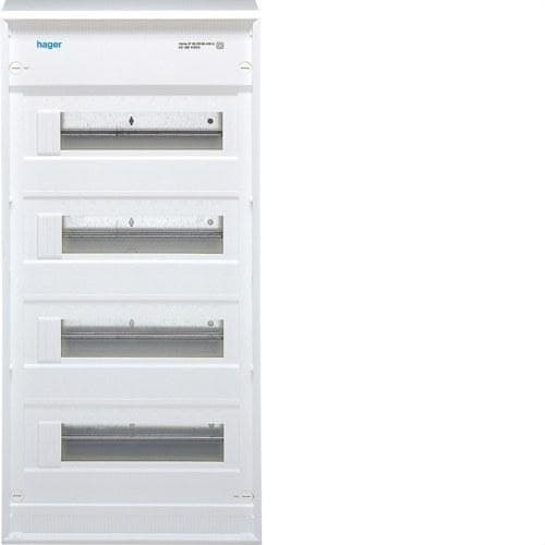 HAGER - Caja de superficie golf VA con 1 fila 12 módulos