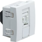 HAGER - Toma RJ45 categoría 6 UTP SYSTO con 2 módulo blanco