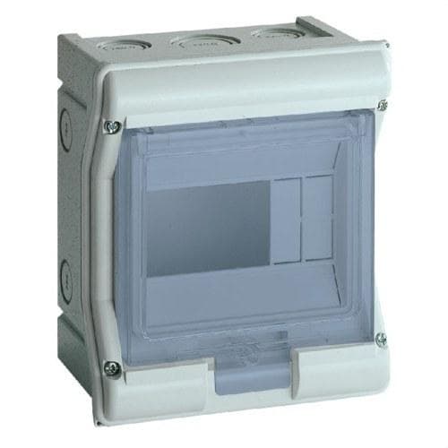 HAGER - Caja distribución vector VE superficie con 1 fila 4+2 IP55