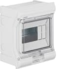 HAGER - Caja superficie estanca vector VE exterior IP65 1 fila 6 módulos