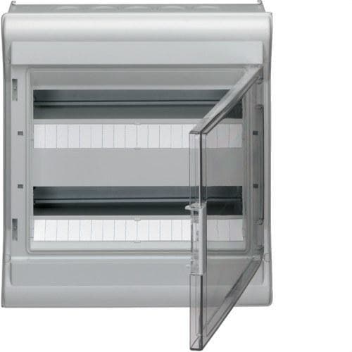 HAGER - Caja distribución vector VE superficie con 2 filas 24 IP55