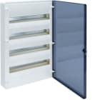 HAGER - Caja de superficie golf VF con 4 filas 72 módulos transparente azul+QC