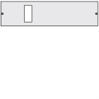 HAGER - Kit equipamientos horizontales 150x600mm X160 mando directo
