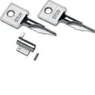 HAGER - Cerradura con llave de sierra para Cubrebornes golf GD