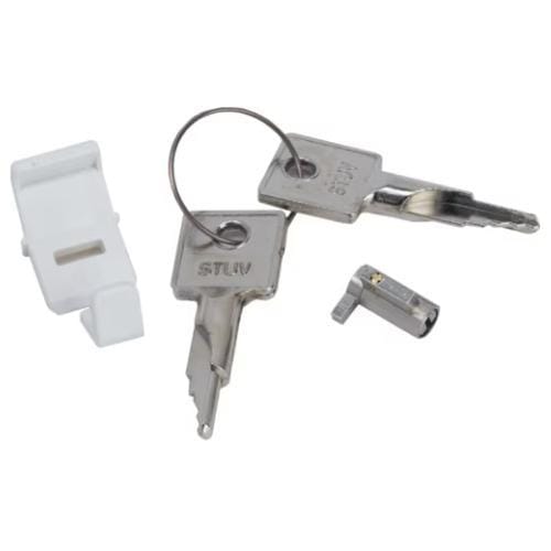HAGER - Cerradura con 2 llaves para caja golf VF/VISON