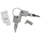HAGER - Cerradura con 2 llaves para caja golf VF/VISON