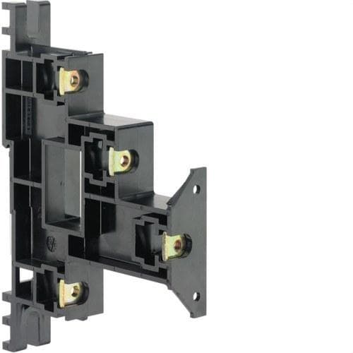 HAGER - Soporte tetrapolar escalonado para pletinas cobre 400A