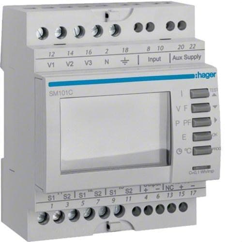 HAGER - CENTRAL MODULAR MEDIDA COMUNICANTE