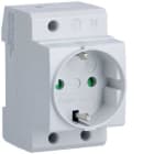 HAGER - Base enchufe schuko 10/16A 230V 2P+TT