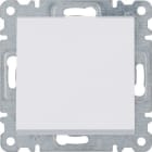 HAGER - Pulsador LUMINA2 blanco polar