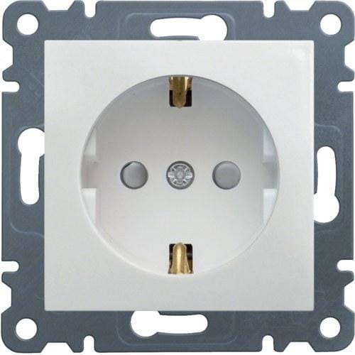 HAGER - Toma schuko Lumina intense blanco polar