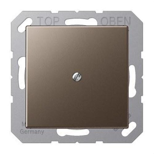 JUNG - PLACA CENTRAL CON SALIDA CABLE MOKKA